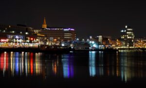 Kiel bei Nacht